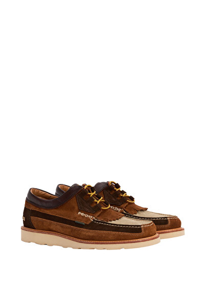 Barbour Grindon Günlük Ayakkabı BR91 Dark Brown/Tan/Light Beige Suede