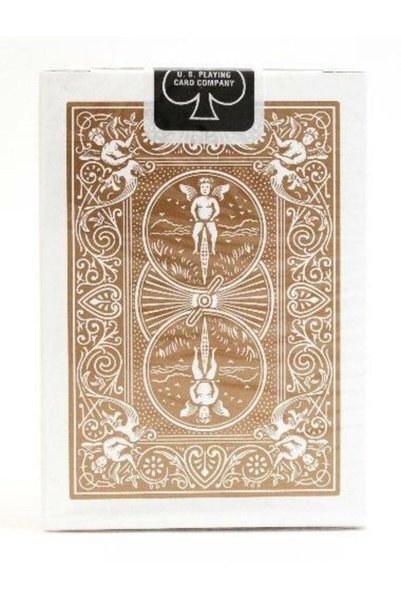 Bicycle Rider Back Gold 808 Europe Oyun Kartı
