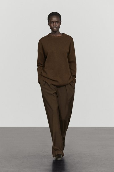 Massimo Dutti %100 kaşmir oversize triko kazak