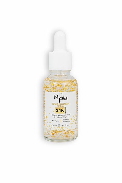 Myhica 24K Altın Parçacıklı Kırışıklık Karşıtı Kolajen Serum 30 ml