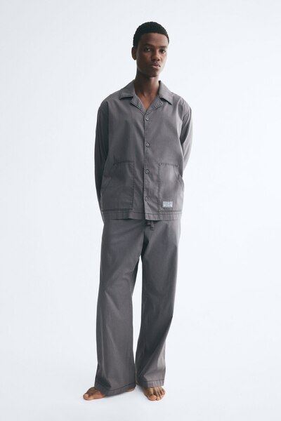 H&M Gömlek ve Alt İçeren Pijama Takımı