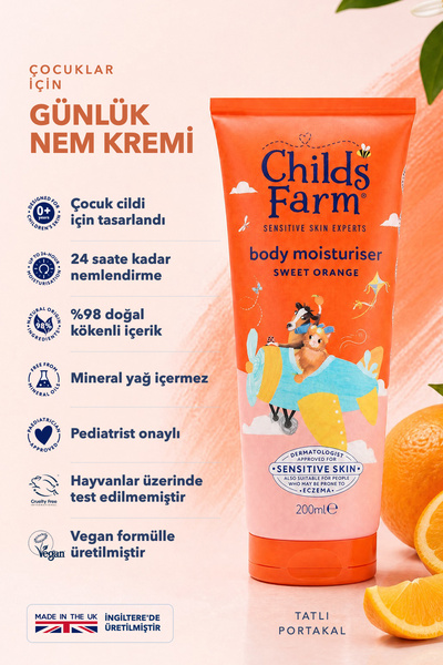 Childs Farm Sweet Orange Baby Moisturizer 200 ml