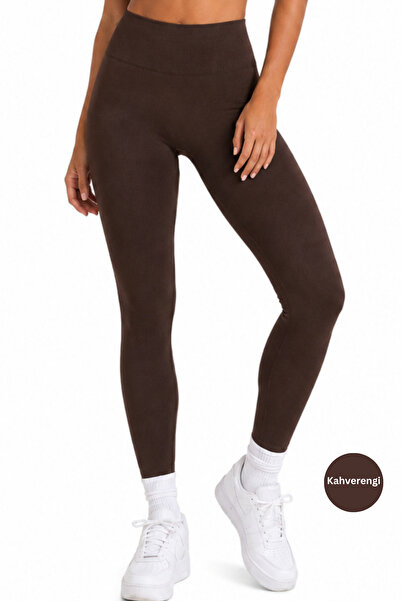 Formactive Bitter Brown Push up Seamless Women's Sports Leggings 1920-1950-Tyt