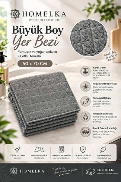 HOMELKA Large Size XL Floor Cloth Checkered Pattern 1 Piece Water Resistant C...