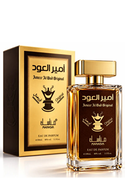 MANASIK Eau de Parfum Ameer Al Oud Original, Unisex, 100 ml