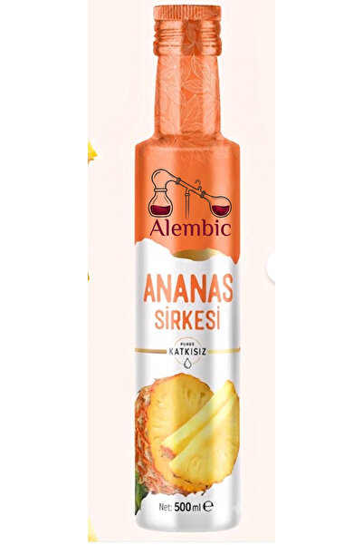 Alembic Ananas Sirkesi Katkısız ve Doğal Fermantasyon 500ml