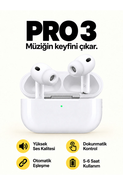 kawigo Bluetooth Kulaklık ios android uyumlu PRO 3 Yeni Seri Kablosuz Bluetooth Kulaklık Kulak İçi Kulaklık Şarj Kutulu