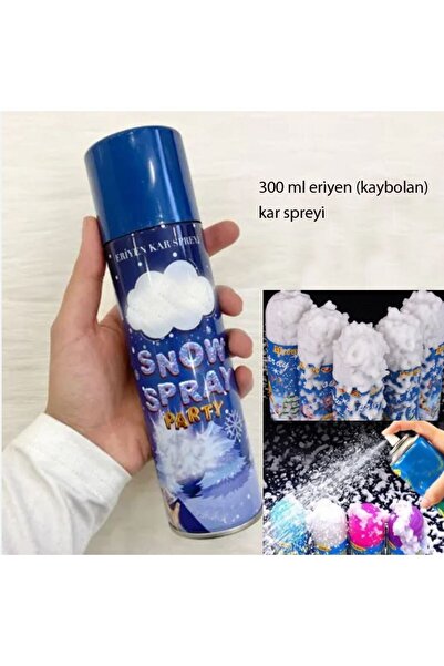 partidolu Yılbaşı Dekor İçin Eriyen Kaybolan Kar Spreyi 300 cc
