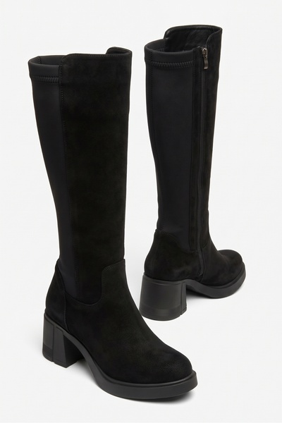 MALENTA أحذية نسائية بكعب خلفي قابل للتمدد