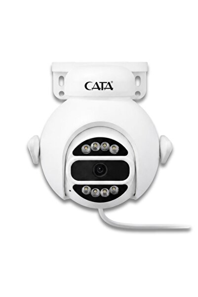 Cata CT-4051 Akıllı Dış Mekan 360° WiFi Güvenlik Kamerası 3MP Full HD Gece Gö...