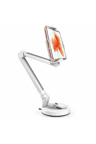 Coverzone Vantuzlu Araç İçi Telefon Tutucu 360° Döner Ayarlanabilir Katlanabi...