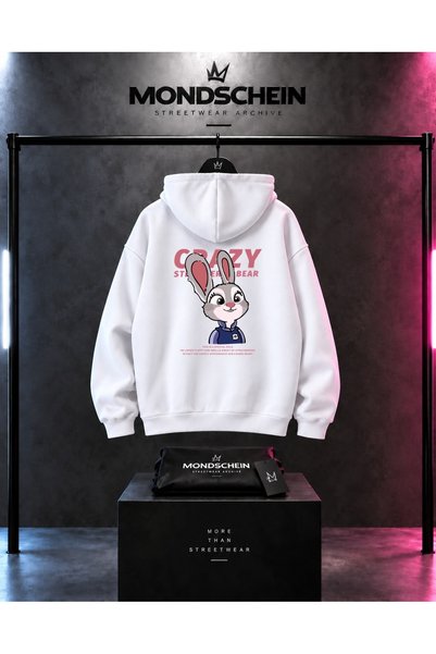 Mondschein Sevgili Kombini 2-Pack Unisex Oversize Printed Hooded Hoodie Sweatshirt 100% Cotton