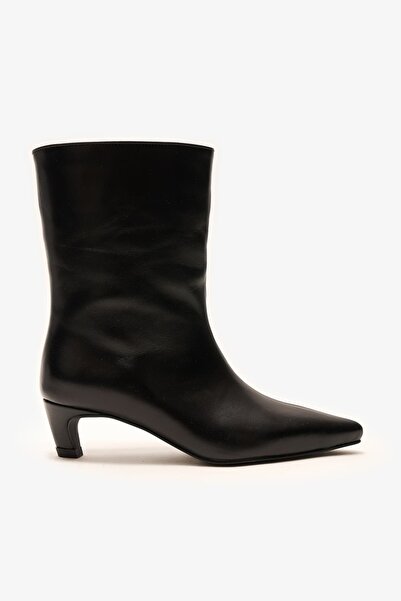 Louis Cardy Rodos Black Leather Kitten Heel Boots