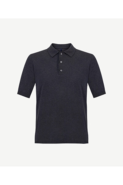 Yargıcı Cotton Regular Polo Collar Short Sleeve Sweater
