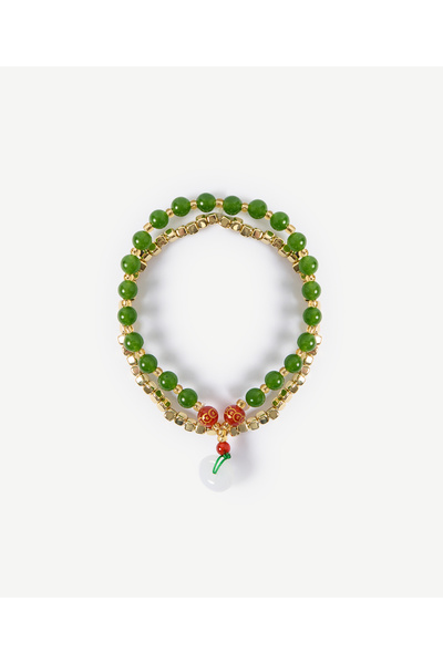 Yargıcı Agate Stone Double Bracelet Set