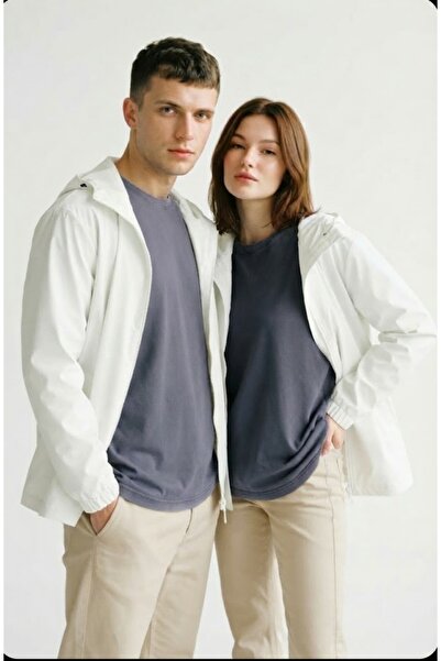 Unisex Relax Fit Negative Cool Dyed %100 Pamuk Parça Boyamalı Tişört
