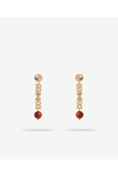Yargıcı Natural Stone Dangle Earrings