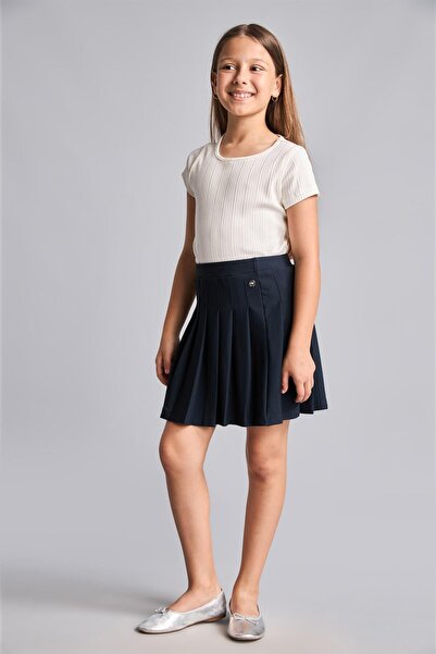 DeFacto Pleated Lavicert Mini Skirt for Girls H9067A826Au