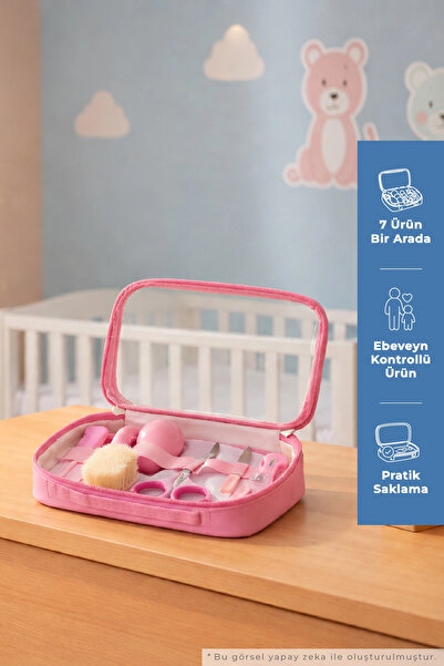 Babyjem Bebek Bakım Seti 7'li /pembe