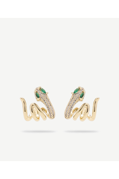 Yargıcı Snake Figure Earring
