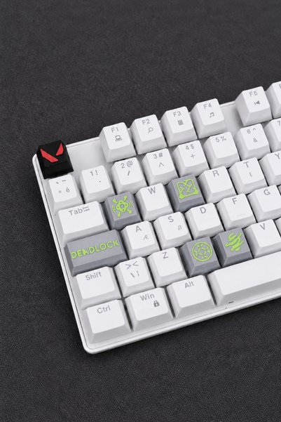 Makerpax Valorant Deadlock Keycaps, Q-E-X-C Mekanik Klavye Tuşu