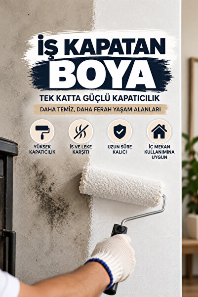İs Kapatan Boya – Solvent Bazlı Leke ve İs Örtücü Astar
