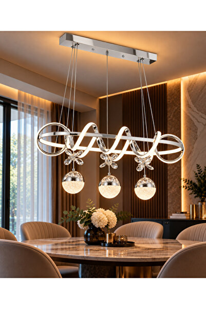 MYLUX AYDINLATMA VE TASARIM BUSE MASAÜSTÜ LEDLİAVİZE KROM
