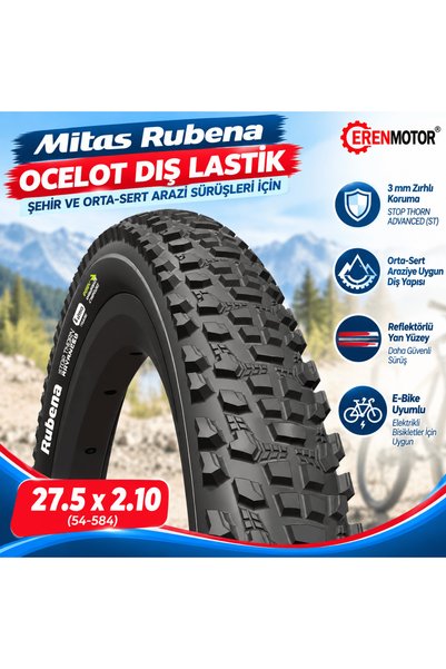 Genel Markalar Dış Lastik - OCELOT, 27.5x2.10, ST 3mm Zırhlı ve Reflektörlü