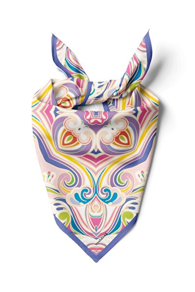 Modabutik Violla B95 Geometrik Desenli Bandana