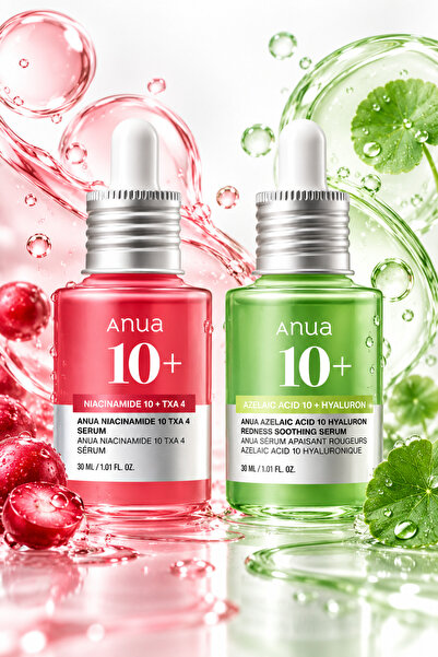 ANUA 10% Niacinamide + 4% Tranexamic Acid 30ml + 10% Azelaic Acid Hyaluronic ...