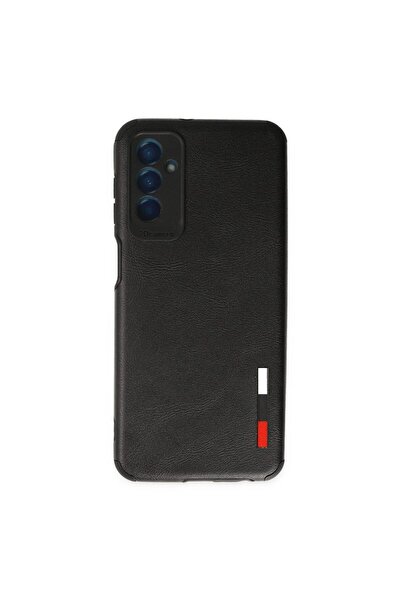eco port Samsung Galaxy M13 Kılıf Loop Deri Silikon - Siyah