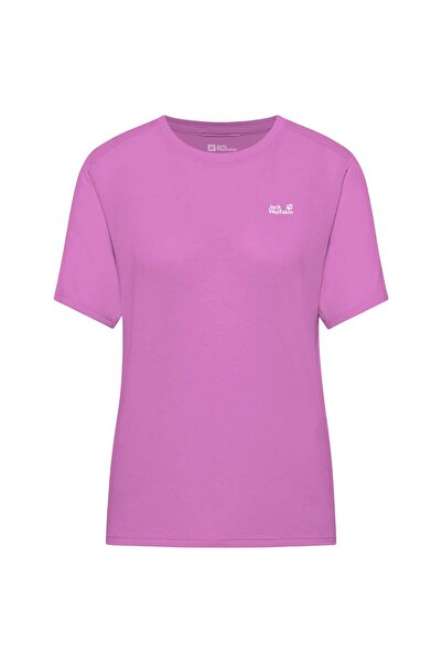 Jack Wolfskin Γυναικείο T-shirt Vonnan SS 2026-Ροζ-XS