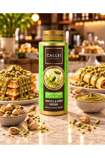 Callei Chocolate Callei Antep Fıstık Waffle & Krep Kreması 300 Gr