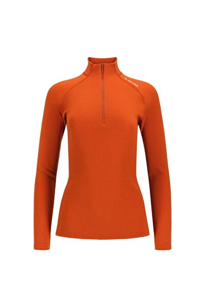 Aclima Strat de bază din lână Merino pentru femei, WarmWool, guler înalt - Po...