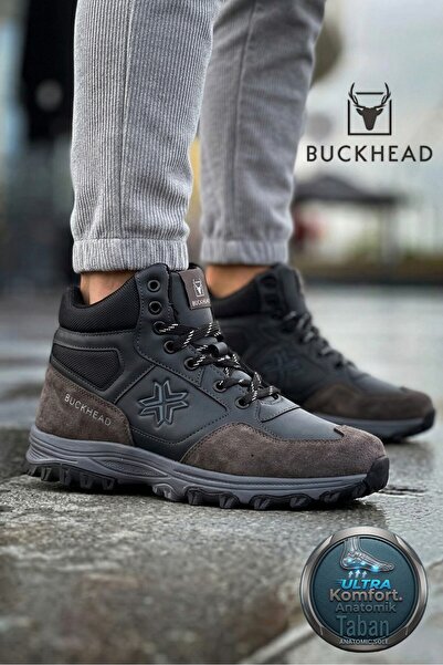 BUCKHEAD Erkek Kışlık Bağcıklı Komfort Rahat Taban Spor Bot Ayakkabı Buck4280...