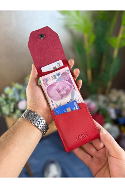 LORİS POLO Viral Hakiki Deri Bol Kartlıklı Kullanışlı unisex Cüzdanı