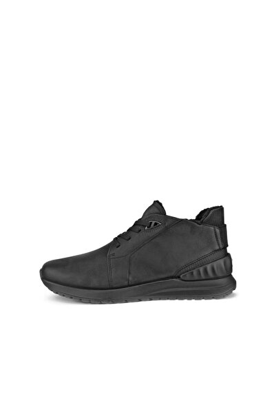 Ecco ASTIR BLACK Erkek Siyah Deri Bot
