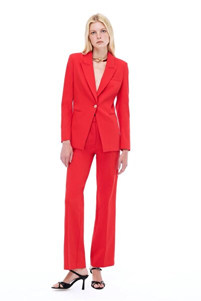 Perspective Aleras Regular Fit Long Length Red Pants