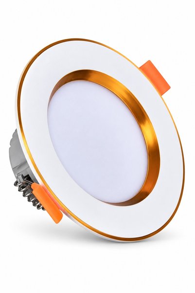 RBR 5 Watt 3 Renk Led Spot Gold Kasa Beyaz + Günışığı + Ilık Beyaz 3ü 1 Arada