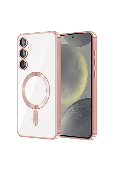 Techsuit Husă pentru Samsung Galaxy S24 Plus, Lux Crystal MagSafe, argintiu -...