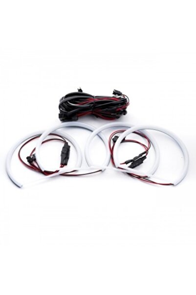 Xenon Bright Kit faruri Angel Eyes LED COTTON pentru BMW E46 cu faruri BOSCH ...