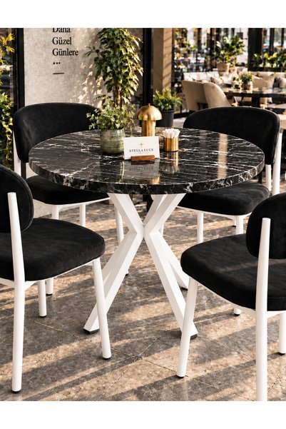Stella luce Kalınlaştırmalı Mutfak Cafe Balkon Bahçe Restoran Yemek Masası 70...
