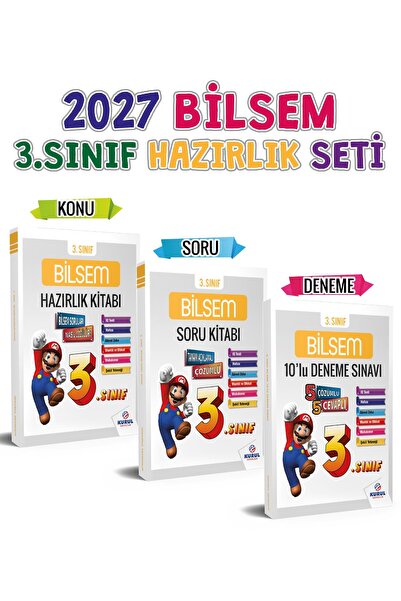 Kurul Yayıncılık 2027 3.Sınıf Bilsem Hazırlık Seti 3 Kitap Konu Soru Deneme