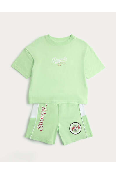Marks & Spencer Peanuts Pamuklu Pijama Takımı