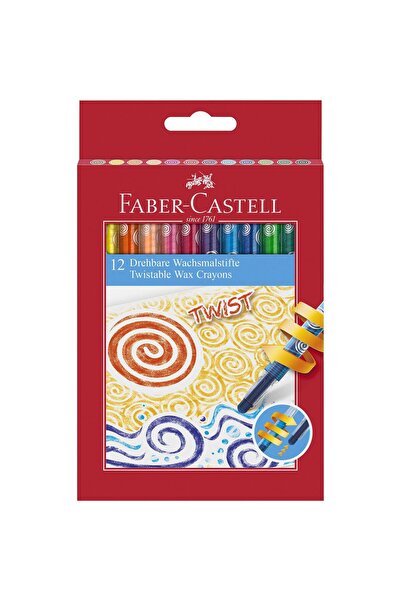 Faber Castell Φάμπερ-Καστέλ ρυθμιζόμενες κηρομπογιές 12 χρωμάτων