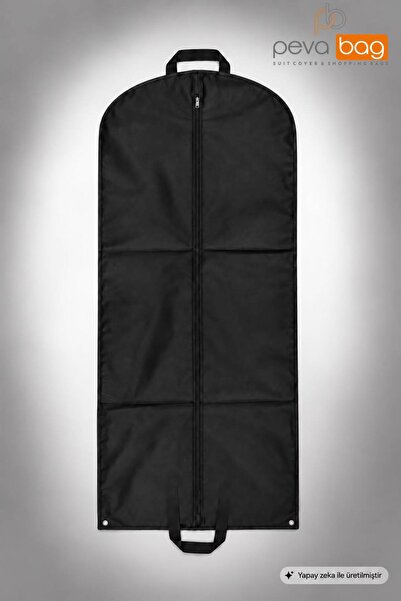 Pevabag Elbise Kılıfı (abiye) 5 Adet /62x160/siyah/60 gr