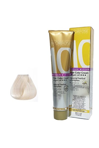 Morfose 10 SAÇ BOYASI 100ml/12.01 Ekstra Açık Küllü Sarı