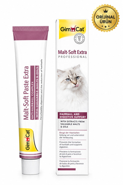 Gimcat Tüy Dökümü Azaltıcı Malt Soft Extra 100 gr + Multivitamin 100 gr