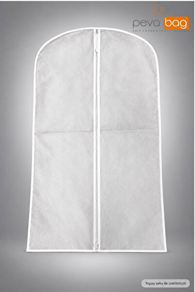 Pevabag White Suit Cover (Gamboç) 5 Pieces / 62X102 cm White 50 Gr