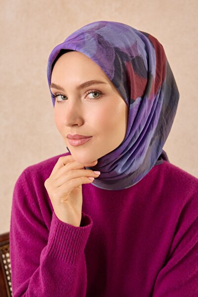 Silk Home Velora Eşarp Watercolor Lacivert